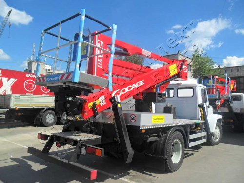 Автовышка на шасси ГАЗ 33086 "Земляк"